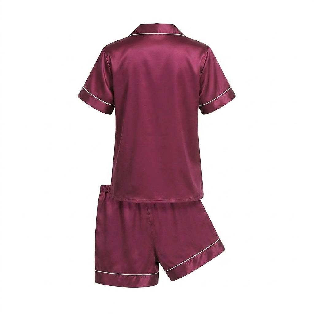 Vespera Sleepwear Silk Pajamas Luxury