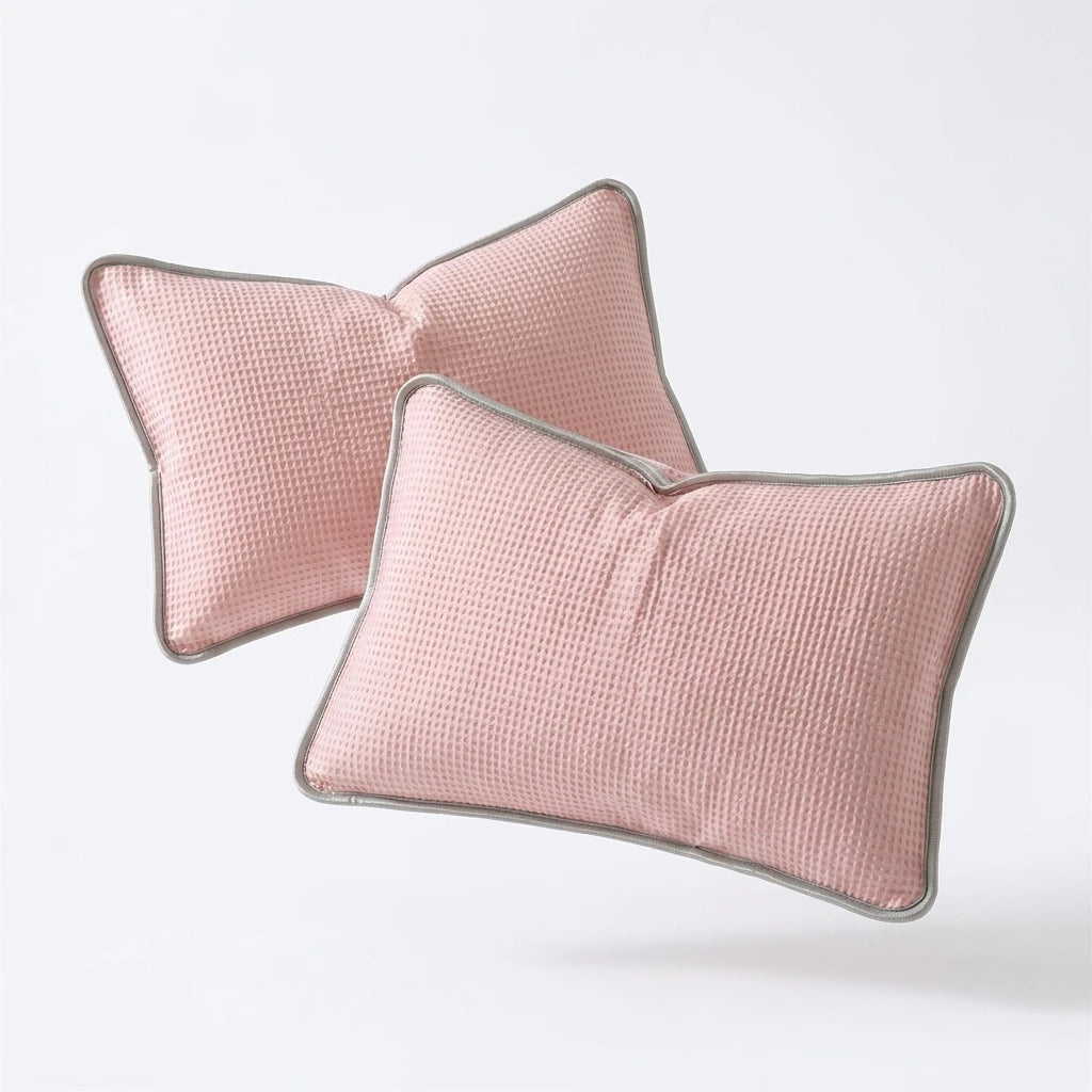 Vespera Cooling Waffle Organic Pillow Cases