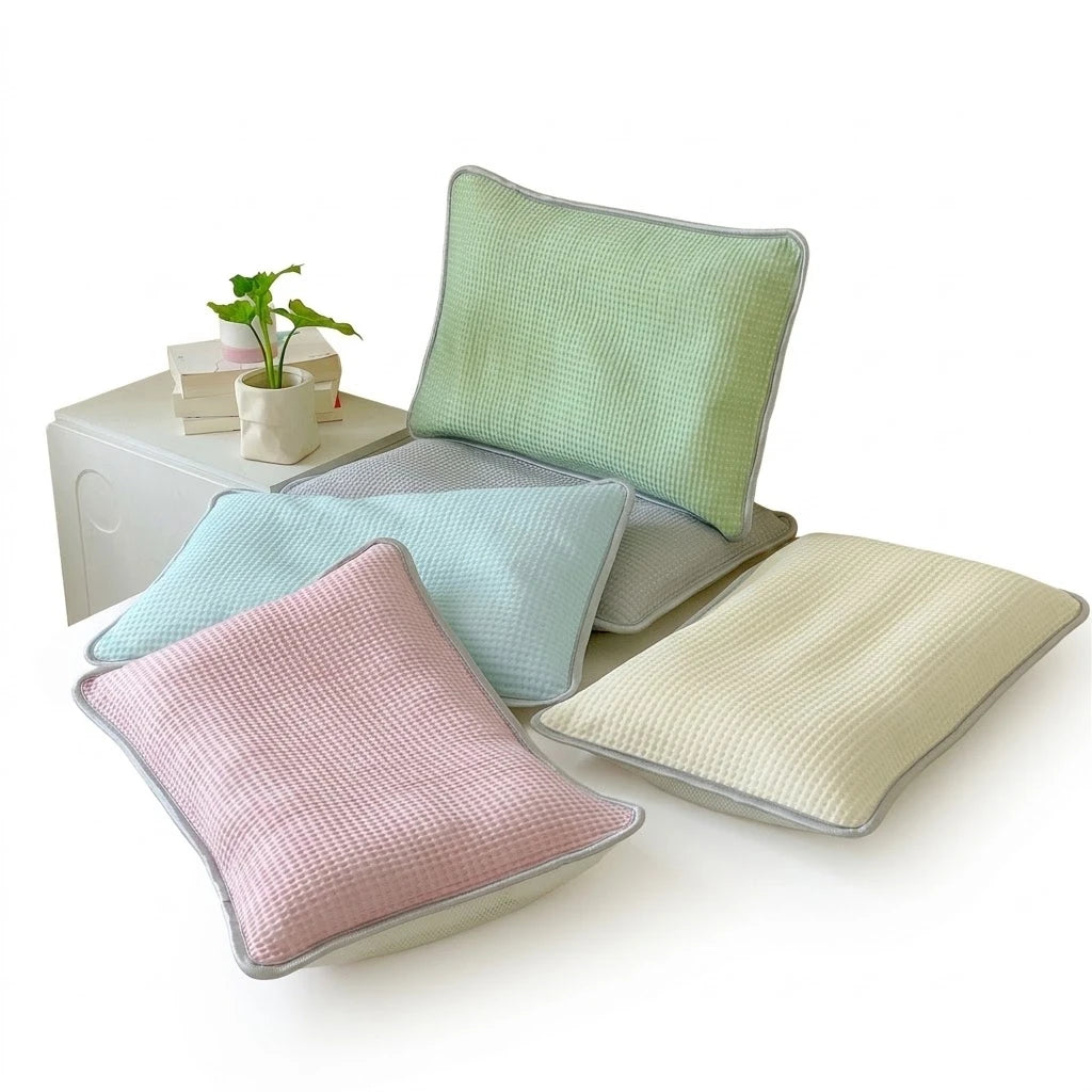 Vespera Cooling Waffle Organic Pillow Cases