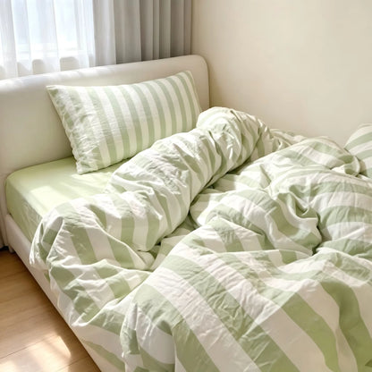 Vespera Stripped Best Hypoallergenic Bed Sheets