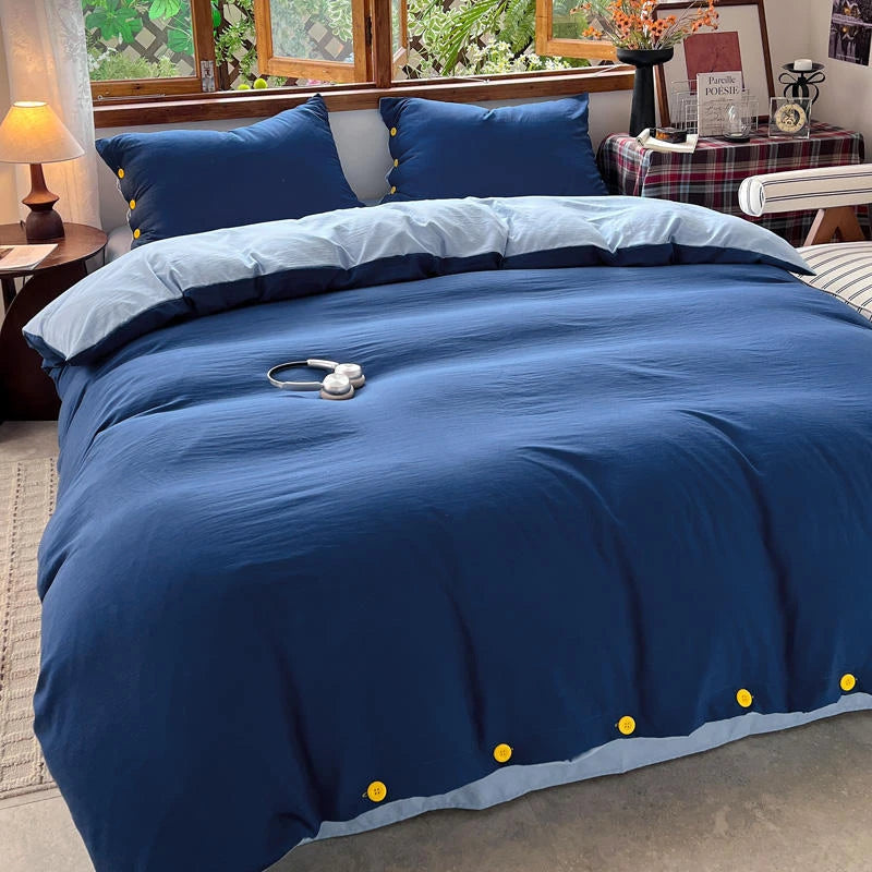 Vespera Double-Layered Gauze Cotton Sheets Full