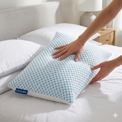 Vespera Dual Core Cooling Bamboo Pillow Set