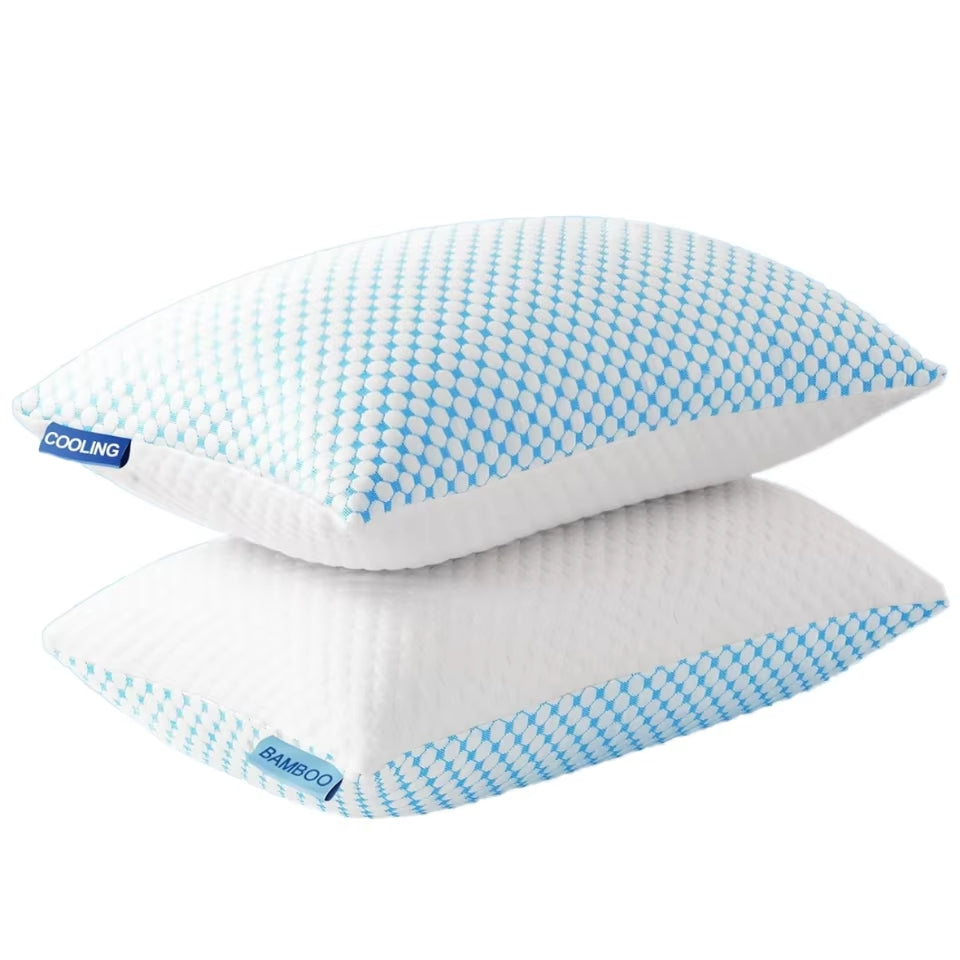 Vespera Dual Core Cooling Bamboo Pillow Set