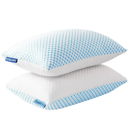 Vespera Dual Core Cooling Bamboo Pillow Set