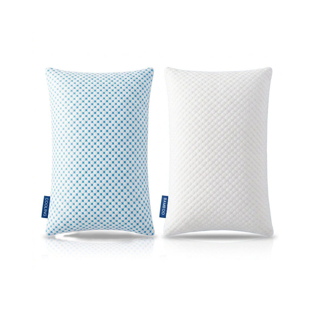 Vespera Dual Core Cooling Bamboo Pillow Set