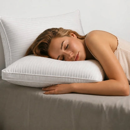 Vespera Dual Shamber Pillow Cotton for Pillow Filling Down-Like