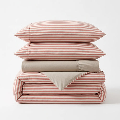 Vespera Knitted Cotton Fitted Sheet Set