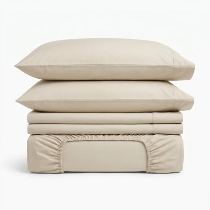 Vespera Luxury Egyptian Cotton Percale Sheets