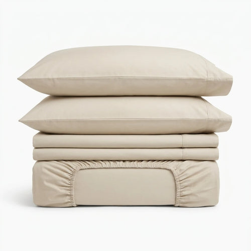 Vespera Luxury Egyptian Cotton Percale Sheets