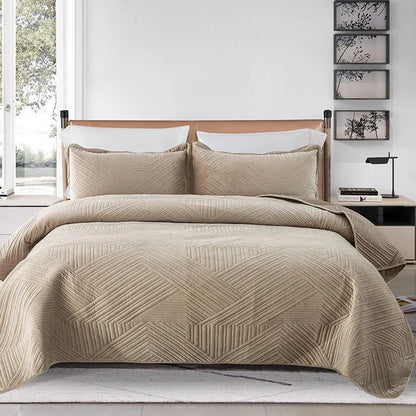 Vespera Milk Velvet Polyester Sheet Set