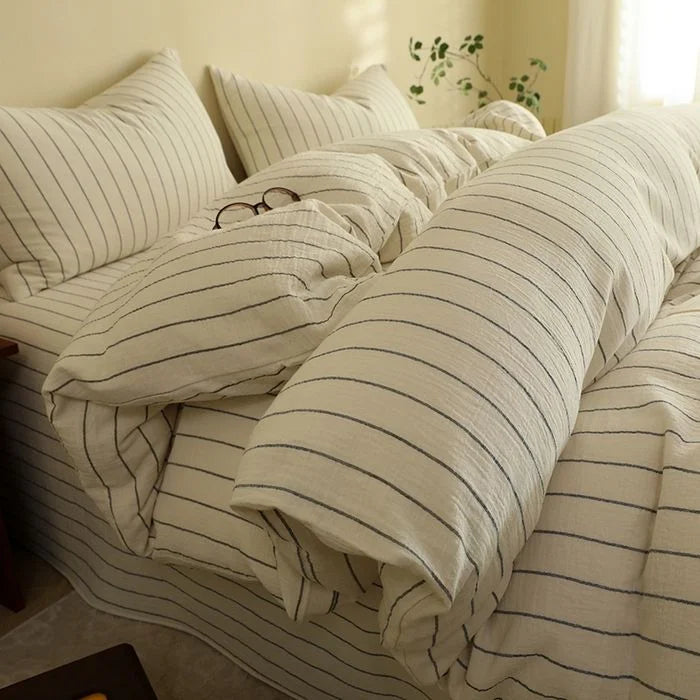Vespera Nordic Cotton Sheets Bed