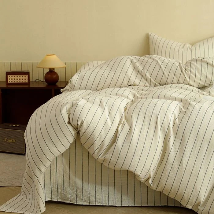 Vespera Nordic Cotton Sheets Bed