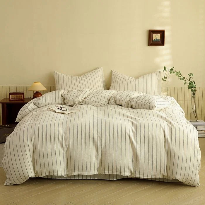 Vespera Nordic Cotton Sheets Bed