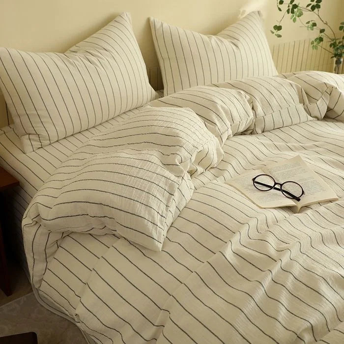 Vespera Nordic Cotton Sheets Bed