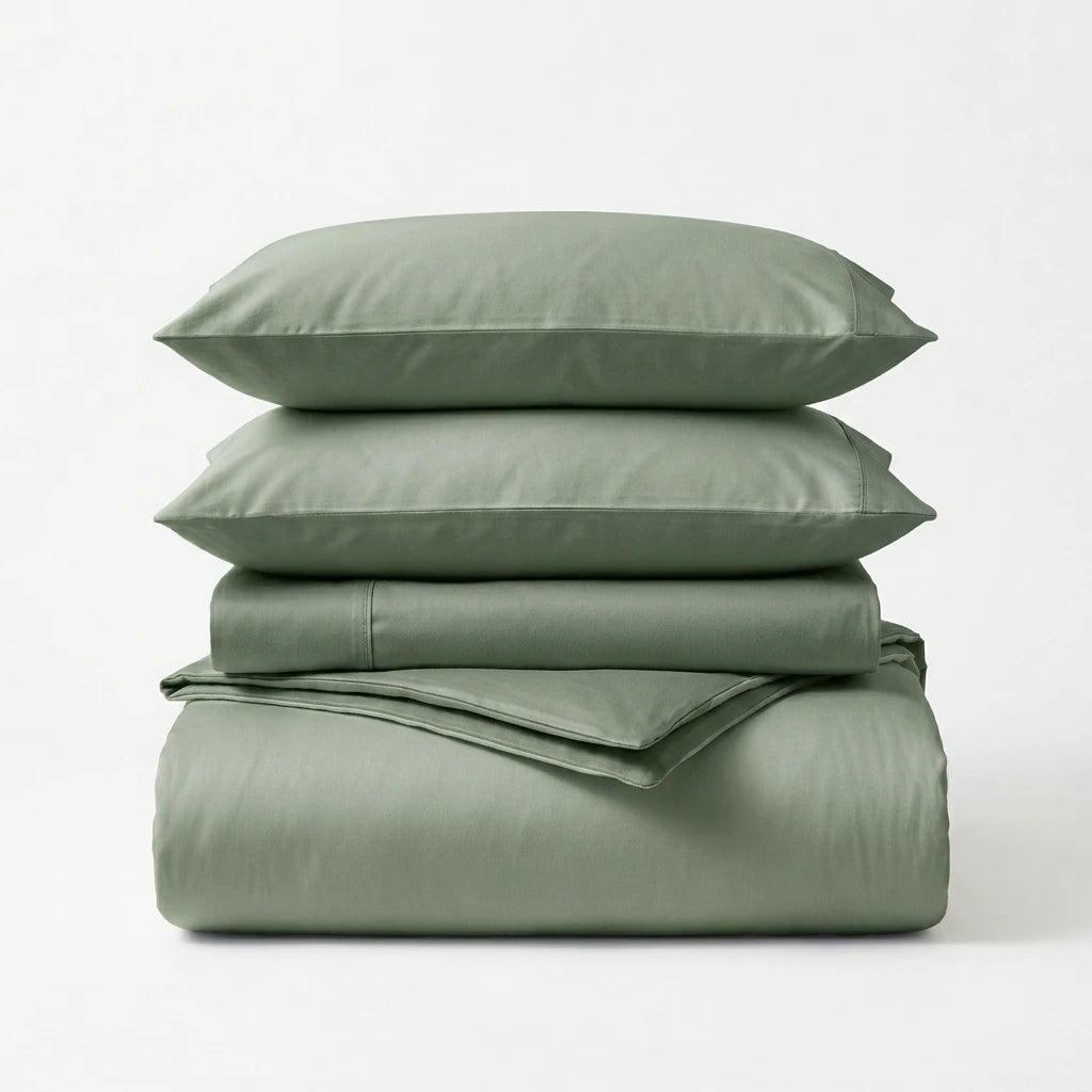 Vespera Silky Luxury Bamboo Bedding Flat Sheet Set