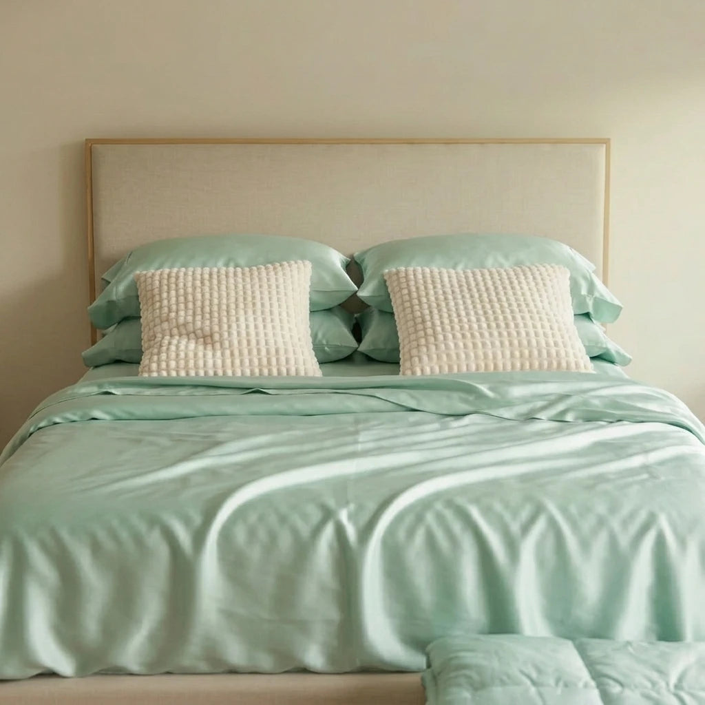 Vespera Silky Luxury Bamboo Bedding Flat Sheet Set