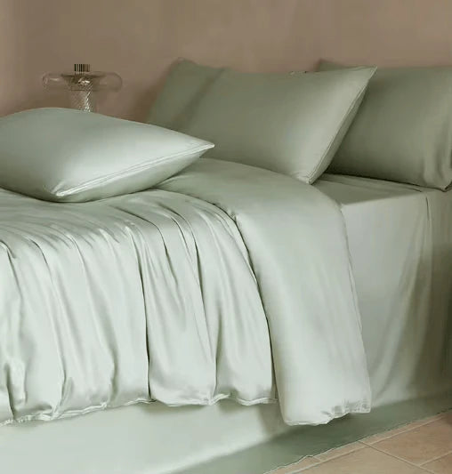Vespera Silky Luxury Bamboo Bedding Flat Sheet Set
