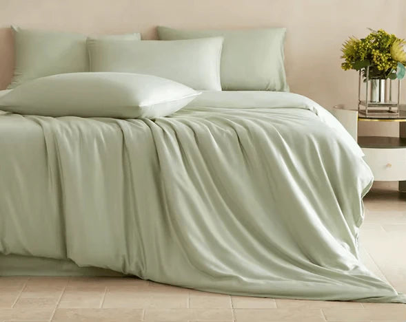 Vespera Silky Luxury Bamboo Bedding Flat Sheet Set