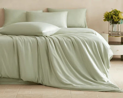 Vespera Silky Luxury Bamboo Bedding Flat Sheet Set