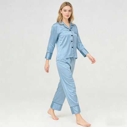 Vespera Sleepwear Cotton Pajama Kurta Style