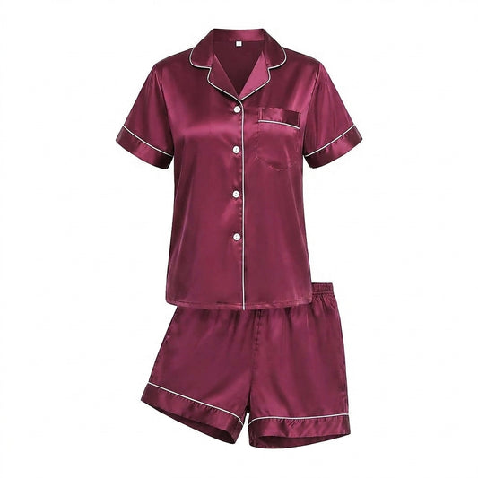 Vespera Sleepwear Silk Pajamas Luxury