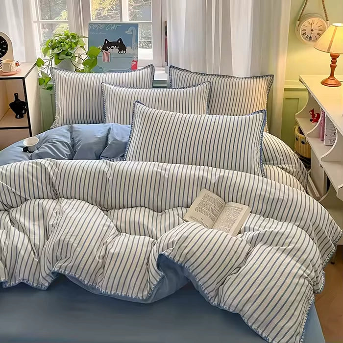 Vespera A-Class Embroidered Cotton Sheets Full