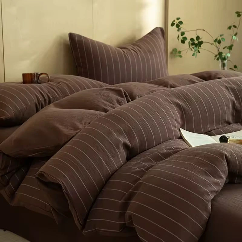Vespera Nordic Cotton Sheets Bed